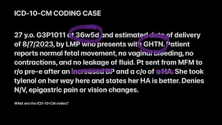 MEDICAL CODING FOR BEGINNERS  ICD10CM CODING CASES FOR CPC EXAM PRACTICE [upl. by Osy]