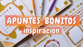 DECORACIÓN VARIADA para APUNTES o AGENDA 2 🍂 TÍTULOS y MÁRGENES BONITOS con DIBUJOS de OTOÑO [upl. by Zzabahs]