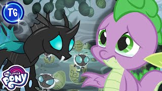 My Little Pony en español La Magia de la Amistad  T6 EP16 Los Tiempos son Cambiantes ⏱🖤  MLP [upl. by Boonie]