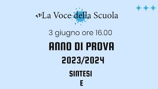 Speciale anno di prova 202024 [upl. by Enomaj]