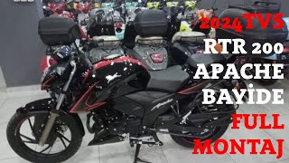 2024 TVS Apache RTR 200 4V Bayiden Full Kurulumu [upl. by Wu]