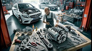 MercedesBenz Kettenspanner erneuern  Schritt für Schritt Anleitung [upl. by Ericha]