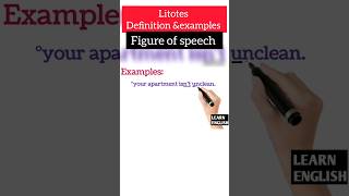 Litotes definition and examples  figure of speech youtubeshorts englishliteratureenglishlanguage [upl. by Mima]