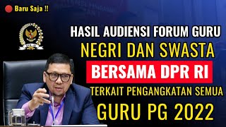 Baru Saja ❗ Hasil Audiensi forum Guru terkait pengangkatan P1 tanpa formasi pppk 2022 [upl. by Sualocin]