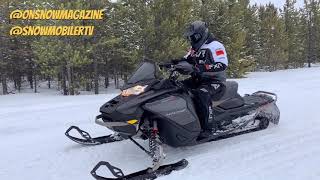 2022 SkiDoo Mach Z 900 ACE Turbo R with Smart Shox amp Launch Control [upl. by Binnings838]