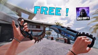 how to get karambit and assault knife for free in codm 2024 karambit codm [upl. by Skiest]