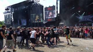 Heavy Montreal 2014  BABYMETAL Mosh Pit [upl. by Giustina644]