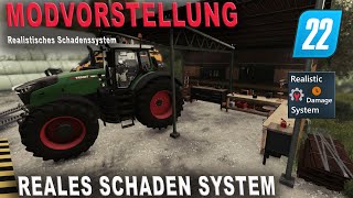 LS22 Modvorstellung  🛠️ Realistic Damage System  Realistisches Schadenssystem [upl. by Nnairet]