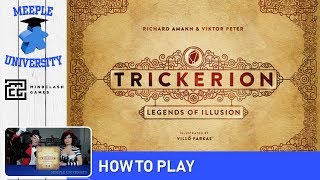 Trickerion Legends of Illusion Board Game – How to Play amp Setup CONCISE rules drop the rulebook📖 [upl. by Sheldon]