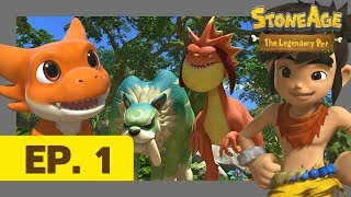 Quest for My First Pet l Episode 1 Stone Age The Legendary Pet l New Dinosaur Animation [upl. by Winifred]