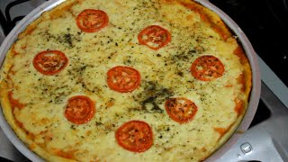 Como fazer uma Pizza de mussarelaProfissional [upl. by Darla]