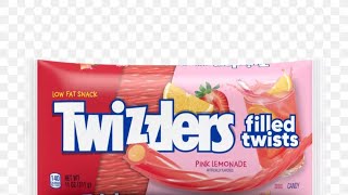 Twizzlers Pink Lemonade 🍋 Filled Twists Review [upl. by Philipps247]