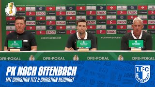 „Hatten nicht die Zielstrebigkeit die wir uns gewünscht haben“  PK nach dem Spiel in Offenbach [upl. by Ordnazil480]