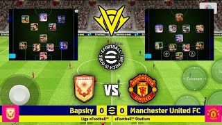 quotPUSH DIVISIquot Sukhothai FC VS Manchester United FC  eFootball2024 [upl. by Oinimreh]