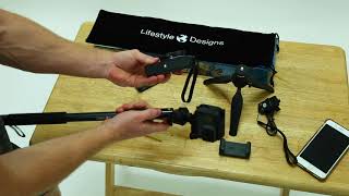 The SelfieStand 5minute Setup 3in1 Selfie Stick Tripod Instructions [upl. by Demb]