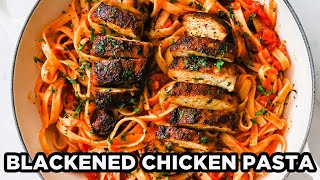 Epic Blackened Chicken Pasta in 30 minutes [upl. by Picco691]