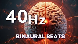 40hz Binaural Beats Perfect for Studying and Concentration Increase Brain Power Improve Memory [upl. by Thebault]