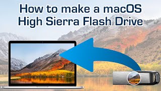 How to create a macOS 1013 High Sierra Flash Drive Bootable macOS highsierra flashdrive [upl. by Einiar]