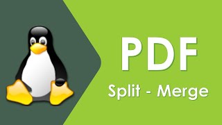 Split and merge PDF in Linux Ubuntu [upl. by Smith]