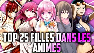 TOP 25 de nos PERSONNAGES FEMININS préférés dans les ANIMES [upl. by Ailadi]