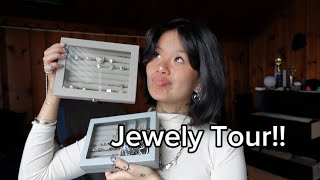 My Jewelry Collection Jewelry Tour Vintage Jewelry Tiffany and Co Cartier [upl. by Ynaiffit]