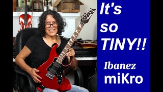 Impromptu Mixolydian Jam with Ibanez Mikro and Boss GT1 looper [upl. by Rickart]