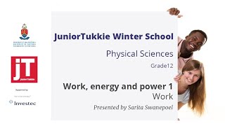 Gr 12 Physical Science  Work energy and power 1Work [upl. by Coombs]