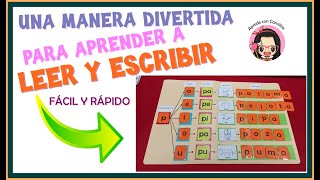 MATERIAL DIDÁCTICO PARA LECTOESCRITURA COMO ENSEÑAR A LEER Y ESCRIBIR RÁPIDO Y FÁCIL [upl. by Marty885]