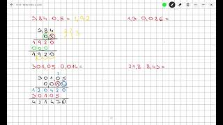 Násobenie desatinných čísel [upl. by Enyawd]