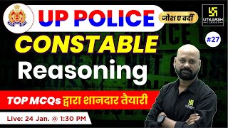 UP Police Constable Reasoning 27  UP Police Constable 2023  RG Gautam Sir  UP Utkarsh [upl. by Eanram]