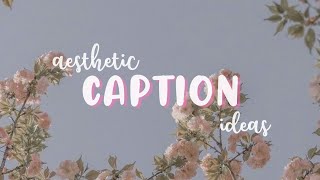 aesthetic caption ideas for instagram [upl. by Tik301]