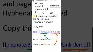 OneNote Android keyboard link to page in different section [upl. by Irrol]