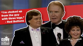 Never Accepted A Comedy Award  Roseanne Barr Louie Anderson amp Red Buttons [upl. by Brigitte]