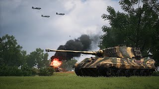 Post Scriptum  Tiger II Support Fire GER CommsENG Subs [upl. by Garate412]