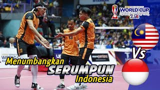 SEMI FINAL TIM REGU  Indonesia 🇮🇩 Vs Malaysia 🇲🇾  ISTAF World Cup 2024 [upl. by Aleen]