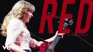 Taylor Swift  Red Taylors Version Lyric Video [upl. by Aneleve]