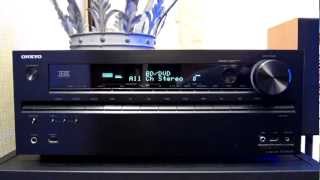 Onkyo TXNR609 THX AV Amp  Handson detailed Review  Network Ready demo [upl. by Aerdma]