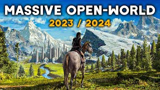 TOP 25 NEW Massive OPEN WORLD Upcoming Games of 2023 amp 2024 [upl. by Tenneb]