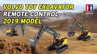 Toy Excavator Remote Control Double Eagle  Volvo Replica 2019 Model [upl. by Littman985]