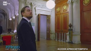 Leonardo Di Caprio in Vaticano in udienza da Papa Francesco  Petrolio 22062017 [upl. by Amalita]