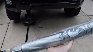 How to install Fox 20 shocks on Ram 2500 DIY [upl. by Quin]