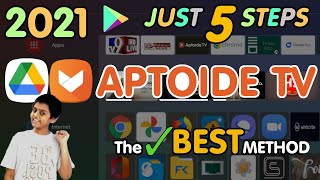 Aptoide TV on Android TV Apps  Install AppStore in Smart TV  Mi TV OnePlus TV Nokia TV LG TV [upl. by Etteiluj28]