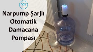 Narpump Şarjlı Otomatik Damacana Pompası  İnceleme [upl. by Duj199]