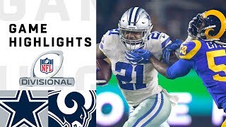 Cowboys vs Rams Divisional Round Highlights  NFL 2018 Playoffs [upl. by Hort]