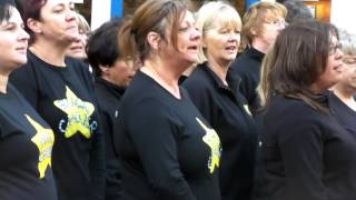 Dunmow Rock Choir  how deep is your love [upl. by Aymik9]