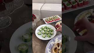 10 party appetisers Perfect for graduation parties or dinner with friends ☀️ healthyrecipes [upl. by Nitsraek913]