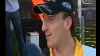 Robert Kubica mówi po włosku [upl. by Onahpets192]