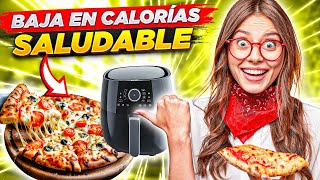 PIZZA SALUDABLE En Freidora De Aire  Receta Saludable y Fácil 🍕🍽️ [upl. by Donnamarie]