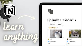 How to create flashcards in Notion  Easy amp Quick Guide 2024 [upl. by Kinsman]