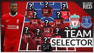 Wijnaldum Starts  Team Selector  Liverpool vs Everton [upl. by Arrehs]